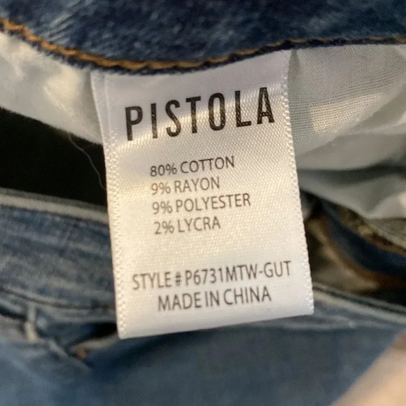 Pistola Women’s 29 Denim Jeans Medium Wash Skinny Fit - Picture 6 of 6